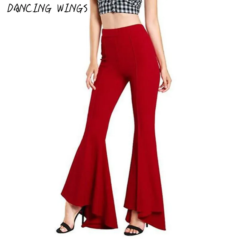 Womens Slim Straight Elegant High Waist Pants Female Long Solid Color Stretchy Flared Pants
Womens Slim Straight Elegant High Waist Pants Female Long Solid Color Stretchy Flared Pants