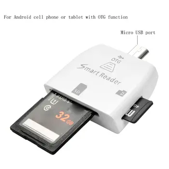 Micro USB OTG SD TF Micro SD Card Reader For Samsung Xiaomi Huawei ZTE Android
Micro USB OTG SD TF Micro SD Card Reader For Samsung Xiaomi Huawei ZTE Android