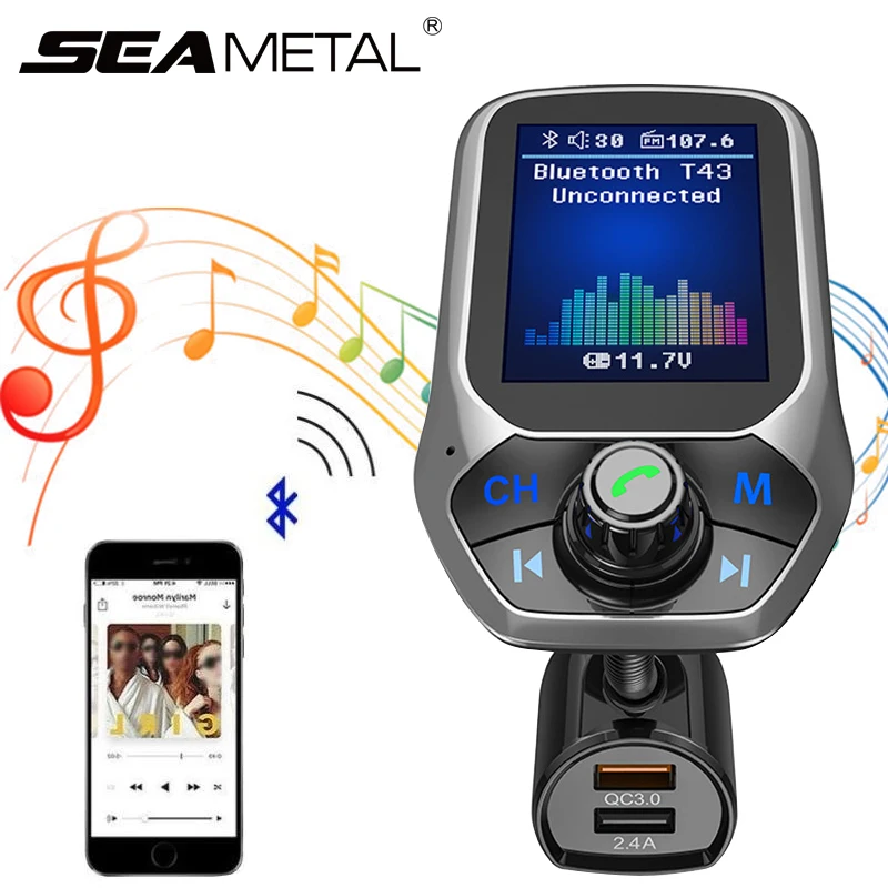 Автомобильные аксессуары Автомобильный MP3 плеер USB FM трансмиттер модулятор Bluetooth