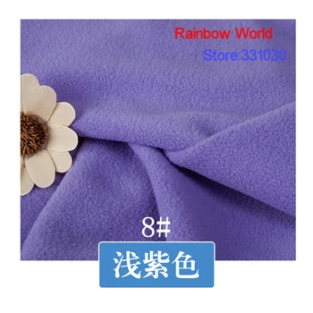 8# light purple 1 meter soft brushed polar fleece fabric for DIY colthes stuffed toys blanket bedsheet cushion material
8# light purple 1 meter soft brushed polar fleece fabric for DIY colthes stuffed toys blanket bedsheet cushion material
