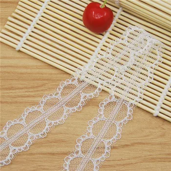 25mm Polyester Lace Trim White Fabric Sewing Accessories Cloth Wedding Dress Decoration Ribbon Craft Supplies 400yard L265-2
25mm Polyester Lace Trim White Fabric Sewing Accessories Cloth Wedding Dress Decoration Ribbon Craft Supplies 400yard L265-2