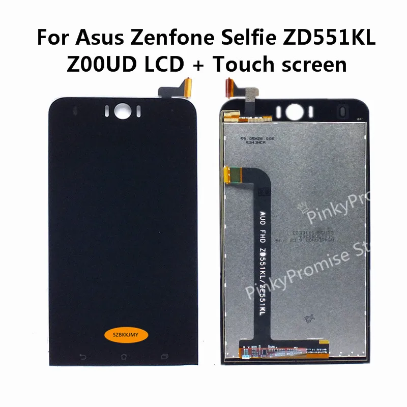 ЖК дисплей для ASUS Zenfone Selfie ZD551KL Z00UD панель сенсорный экран сенсорное Стекло в сборе