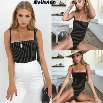 Women Sexy Sleeveless Bodycon Strap Bodysuit Bandage Jumpsuit Ladies Romper Leotard Tops Casual Streetwear Summer Woman Clothes
Women Sexy Sleeveless Bodycon Strap Bodysuit Bandage Jumpsuit Ladies Romper Leotard Tops Casual Streetwear Summer Woman Clothes