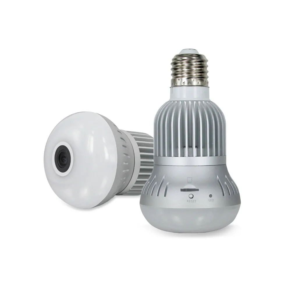 1.3MP 360 Degree WIFI Camera Wireless IP Camera Wi-Fi Bulb Lamp Fisheye Panoramic Surveillance Security Camera
1.3MP 360 Degree WIFI Camera Wireless IP Camera Wi-Fi Bulb Lamp Fisheye Panoramic Surveillance Security Camera