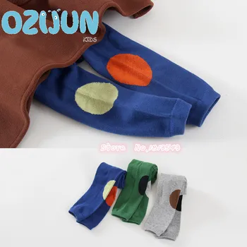 fashion infant baby boys girls tights toddler kids cotton knitted contrast color patch footless tights Spring style 0-4 years
fashion infant baby boys girls tights toddler kids cotton knitted contrast color patch footless tights Spring style 0-4 years
