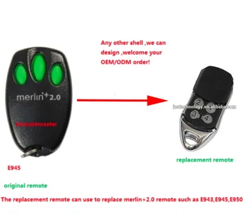NEW Aftermarket Merlin+2.0 remote E945,E950,E943,MRC950EVO, MR650EVO ,MR850EVO, MT3850EVO replacement remote
NEW Aftermarket Merlin+2.0 remote E945,E950,E943,MRC950EVO, MR650EVO ,MR850EVO, MT3850EVO replacement remote