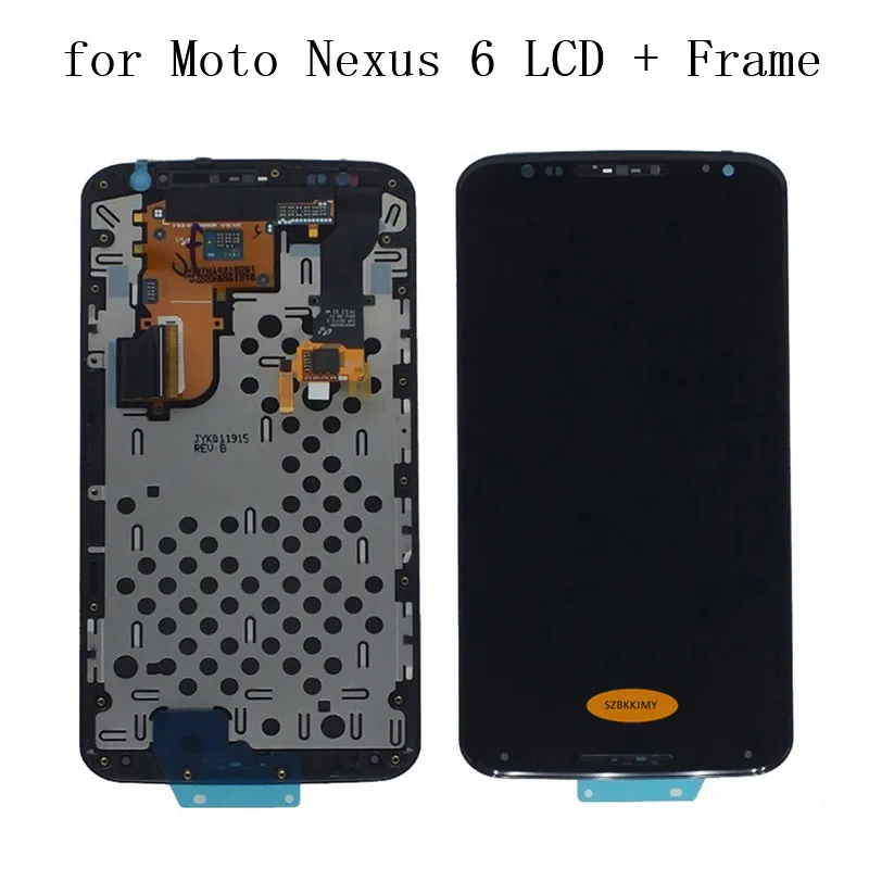 Номер для отслеживания 100% протестированный AMOLED Moto Google Nexus 6 ЖК дисплей XT1100 XT1103