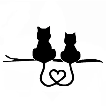 Wholesale 10pcs/lot 20pcs/lot 15*7.5cm A Pair Of Cats Resting Together Car Laptop Decal Vinyl Sticker For Window Bumper
Wholesale 10pcs/lot 20pcs/lot 15*7.5cm A Pair Of Cats Resting Together Car Laptop Decal Vinyl Sticker For Window Bumper