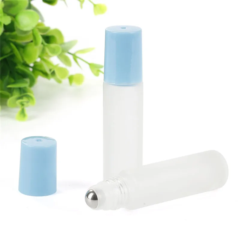 Perfume Bottle 1 Pcs 10ml Scrub Glass Bottle Stainless Steel Roller Ball Solid Color Cover Glass Essential Oil Bottle
Perfume Bottle 1 Pcs 10ml Scrub Glass Bottle Stainless Steel Roller Ball Solid Color Cover Glass Essential Oil Bottle