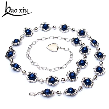 New Fashion Women Metal Chain Belt Pearl Rhinestone Clasp Thin Waist belts Waistband Female Skirt Dress Accessories
New Fashion Women Metal Chain Belt Pearl Rhinestone Clasp Thin Waist belts Waistband Female Skirt Dress Accessories