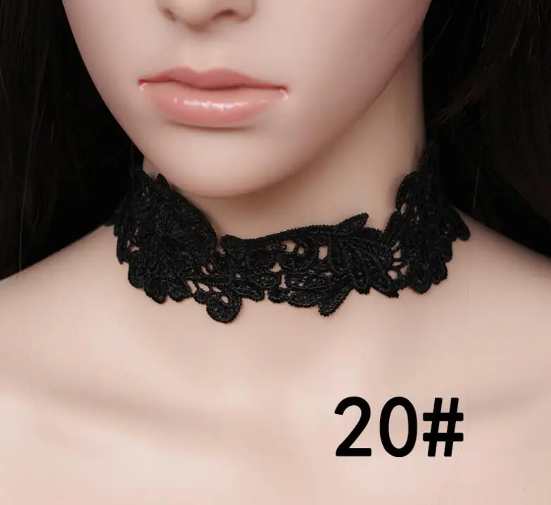 2016 New Black Tattoo Lace Chokers Necklaces For Women Punk Gothic Velvet Chocker Necklace Collier Femme Jewelry Girls set
2016 New Black Tattoo Lace Chokers Necklaces For Women Punk Gothic Velvet Chocker Necklace Collier Femme Jewelry Girls set