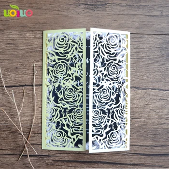 50pc Luxury Laser Cut Wedding Invitations Cards Envelope Vintage Elegant Birthday Greeting Card Kits Event Party Supplier
50pc Luxury Laser Cut Wedding Invitations Cards Envelope Vintage Elegant Birthday Greeting Card Kits Event Party Supplier