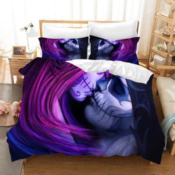 Fanaijia 3D Couple skull bedding sets sugar skull Duvet cover set with pillowcase bed set wedding home Textiles
Fanaijia 3D Couple skull bedding sets sugar skull Duvet cover set with pillowcase bed set wedding home Textiles