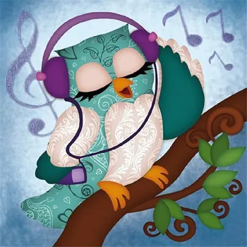 Full Square Round Drill Diamond Embroidery Owl Listen Music Mosaic Painting 3d Diamond Embroidery Cross Stitch Decoration Maison
Full Square Round Drill Diamond Embroidery Owl Listen Music Mosaic Painting 3d Diamond Embroidery Cross Stitch Decoration Maison