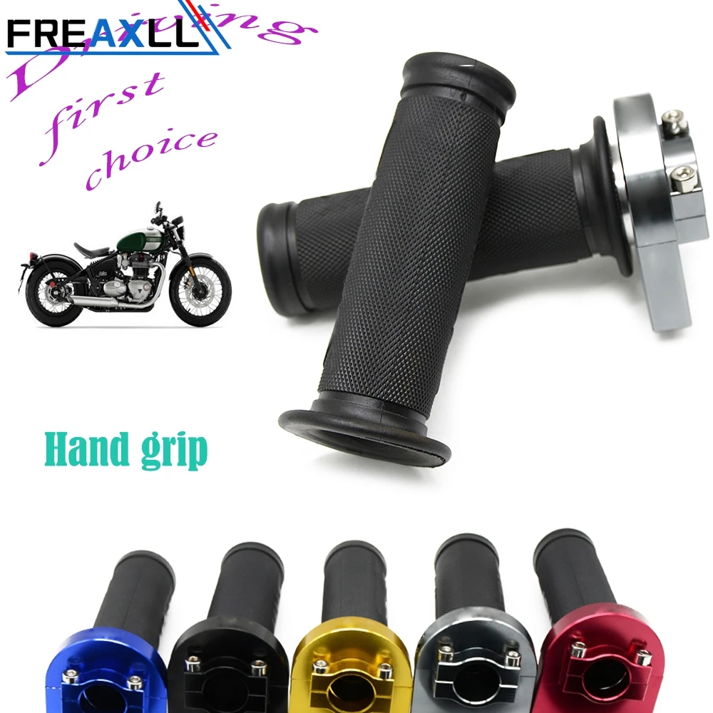 FREAXLL Universal 22mm Handle Bar 7/8" Motorcycle Rubber Moto GP handlebar GRIPS | Автомобили и мотоциклы