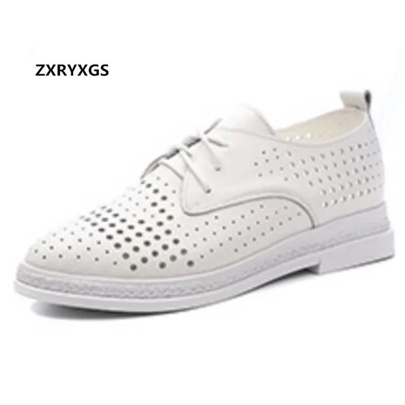 2019 New Spring and Summer Breathable Hollow Genuine Leather Shoes Women Sandals Fashion Casual Shoes Flat Wild Women Sneakers
2019 New Spring and Summer Breathable Hollow Genuine Leather Shoes Women Sandals Fashion Casual Shoes Flat Wild Women Sneakers