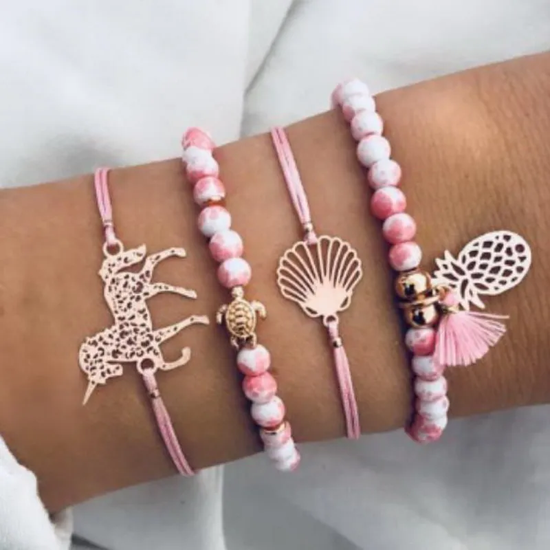 Pineapple Animal Style Bohemian Tree Pink Beaded Bracelets Sets For Women Vintage Fashion Chain Strand Bracelets Jewelry Gifts
Pineapple Animal Style Bohemian Tree Pink Beaded Bracelets Sets For Women Vintage Fashion Chain Strand Bracelets Jewelry Gifts