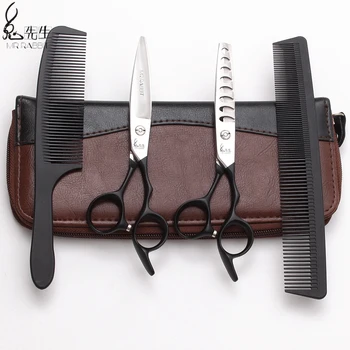 Suit 6" 17cm JP 440C Mr Rabbit Professional Hairdressing Scissors Cutting Shears Thinning Scissors Hair Scissors Add Combs M9122
Suit 6" 17cm JP 440C Mr Rabbit Professional Hairdressing Scissors Cutting Shears Thinning Scissors Hair Scissors Add Combs M9122
