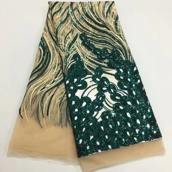 2019 Wholesale luxury quality African chiffon lace fabric with sequins 5 yards emerald green sequins lace fabric YYZ21396852
2019 Wholesale luxury quality African chiffon lace fabric with sequins 5 yards emerald green sequins lace fabric YYZ21396852