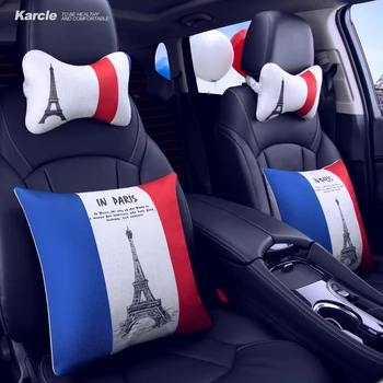 Karcle 4PCS/Set Car Neck Pillows+Lumbar Cushion Seat Supports Breathable Cotton Neck Headrest Cover Car Styling Accessories
Karcle 4PCS/Set Car Neck Pillows+Lumbar Cushion Seat Supports Breathable Cotton Neck Headrest Cover Car Styling Accessories