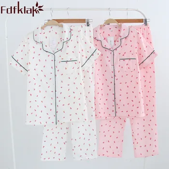 Fdfklak 2018 Cotton Summer Sleep Wear Pajamas For Women Pyjama Femme Sleeping Pijamas Women Sleepwear Pajama Home Clothes Q1137
Fdfklak 2018 Cotton Summer Sleep Wear Pajamas For Women Pyjama Femme Sleeping Pijamas Women Sleepwear Pajama Home Clothes Q1137