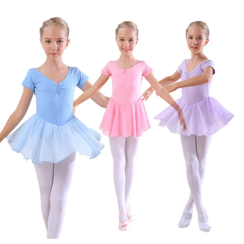 New Arrivals Gymnastics Leotard Ballet Dresses Elegant Cotton Short Sleeve Chiffon Girls Dance Wear
New Arrivals Gymnastics Leotard Ballet Dresses Elegant Cotton Short Sleeve Chiffon Girls Dance Wear