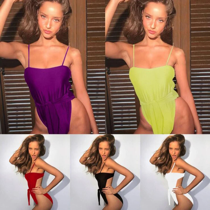 2019 Sexy Women Swimwear Halter One Piece Swimsuit Bandage Beachwear Monokini M5
2019 Sexy Women Swimwear Halter One Piece Swimsuit Bandage Beachwear Monokini M5