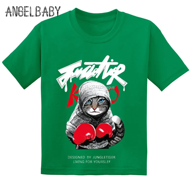 Hot Sale Super Cool Boxing Cat Attack Kids Funny T-shirts Summer Children Cotton Baby Clothes Boys/Girls Casual Tops Tees,GKT202
Hot Sale Super Cool Boxing Cat Attack Kids Funny T-shirts Summer Children Cotton Baby Clothes Boys/Girls Casual Tops Tees,GKT202
