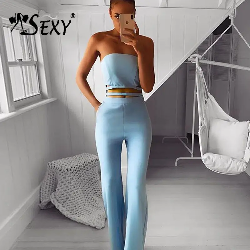 Gosexy 2019 New Bandeau Strapless Flare Legs Pants Cut Out Jumpsuits Stylish Party Women Sexy Rompers
Gosexy 2019 New Bandeau Strapless Flare Legs Pants Cut Out Jumpsuits Stylish Party Women Sexy Rompers