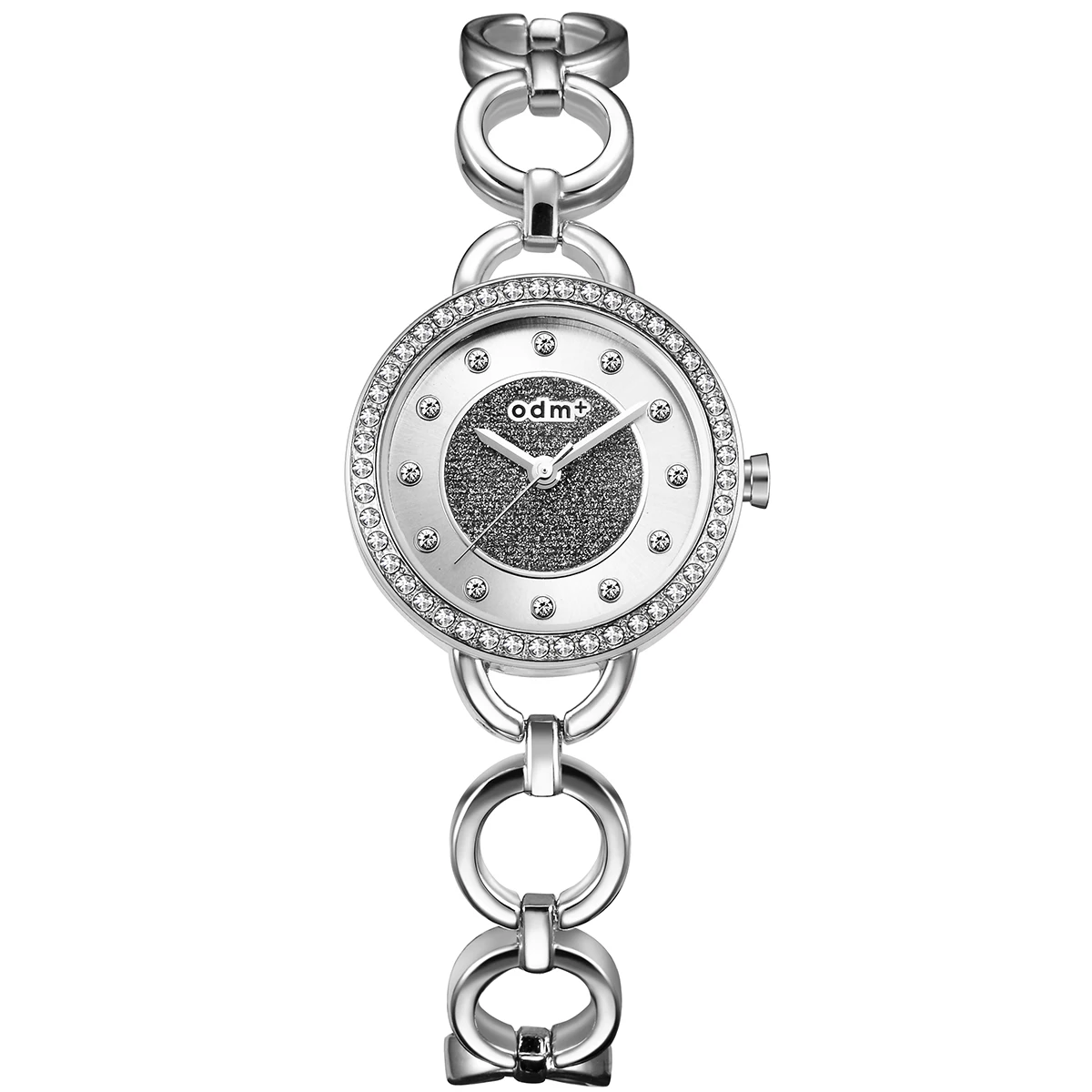 ODM Women's Quartz Watch w/ Stainless Steel Strap Bracelet Style
