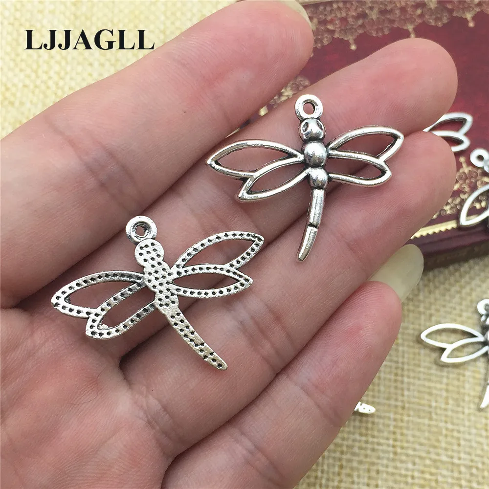 LJJAGLL 80pcs 32*26mm Tibetan Silver Plated Dragonfly Animal Pendants Charms Diy Metal Charm Jewelry Accessories Findings ADW003
LJJAGLL 80pcs 32*26mm Tibetan Silver Plated Dragonfly Animal Pendants Charms Diy Metal Charm Jewelry Accessories Findings ADW003