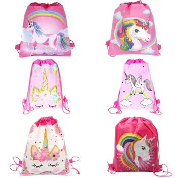 1pcs Cartoon Unicorn drawstring bag kids school Backpack Travel Storage Package Children birthday party gift unicorn party
1pcs Cartoon Unicorn drawstring bag kids school Backpack Travel Storage Package Children birthday party gift unicorn party