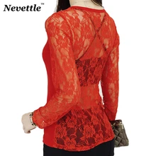 Nevettle Sexy Back Lace Top Blouse Women Long sleeve O neck Bodycon Shirts Black 7XL Plus size 
Nevettle Sexy Back Lace Top Blouse Women Long sleeve O neck Bodycon Shirts Black 7XL Plus size
