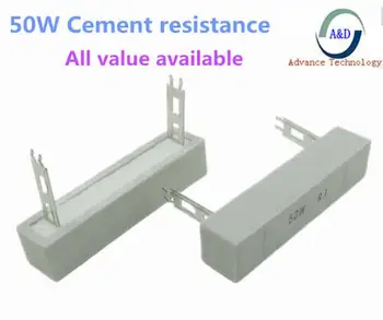 2pcs 50W 15R 16R 18R 20R 22R 25R 26R 27R 28R 30R 33R Cement resistance 15 16 18 20 22 25 26 27 28 30 33 ohm 5% 50w
2pcs 50W 15R 16R 18R 20R 22R 25R 26R 27R 28R 30R 33R Cement resistance 15 16 18 20 22 25 26 27 28 30 33 ohm 5% 50w