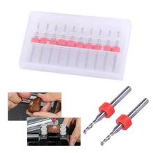 LETAOSK 10pcs 2 0mm Carbide Alloy Micro Drill Bits Router PCB CNC Jewelry Rotary ToolAccessories