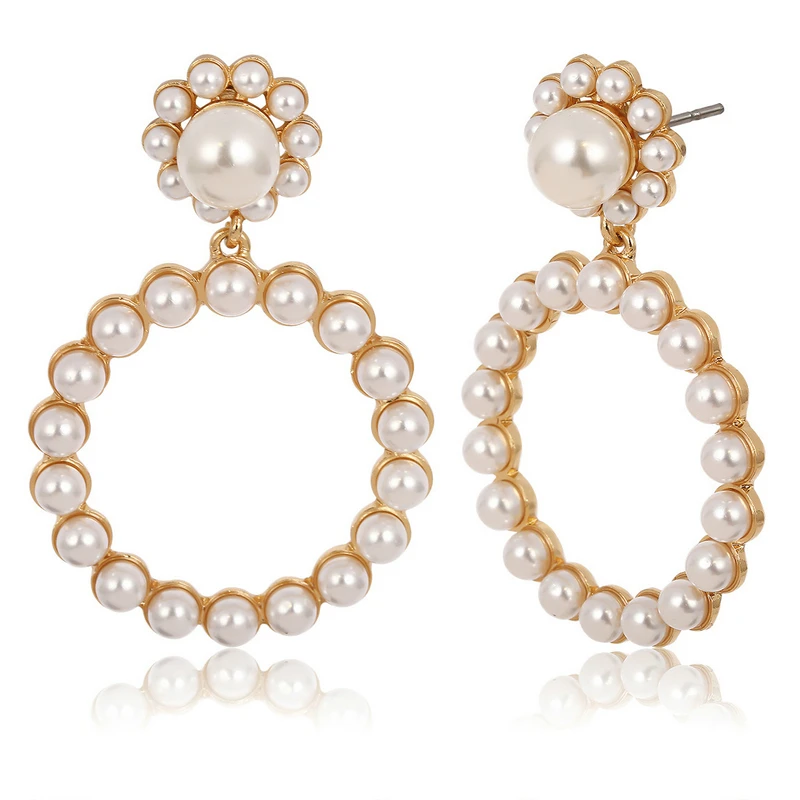 2019 Charm Drop Earrings Big Vintage Earrings for Women Gold Color Round Pearl Statement Dangle Earrings Valentine's Day bijoux
2019 Charm Drop Earrings Big Vintage Earrings for Women Gold Color Round Pearl Statement Dangle Earrings Valentine's Day bijoux