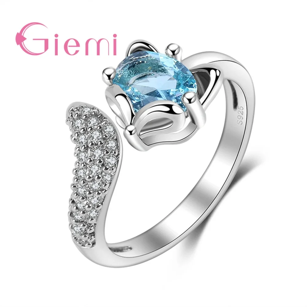 New Particular Animal Open Rings Fashion Fox Shape Jewelry Blue/Green Crystal Option Anillos Adjustable
New Particular Animal Open Rings Fashion Fox Shape Jewelry Blue/Green Crystal Option Anillos Adjustable