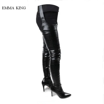 2019 Black Waist Belt Over Knee Boots Women Sexy Pointed Toe Thigh High Long Boots Spring Autumn Fashion Thin Heels Shoes Woman
2019 Black Waist Belt Over Knee Boots Women Sexy Pointed Toe Thigh High Long Boots Spring Autumn Fashion Thin Heels Shoes Woman