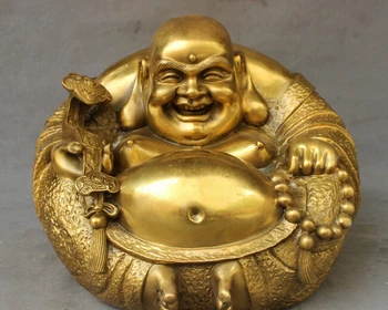 wholesale factory 14" Chinese Pure Brass Buddhism RuYi Happy Laugh Maitreya Buddha Statue Seat AE1024
wholesale factory 14" Chinese Pure Brass Buddhism RuYi Happy Laugh Maitreya Buddha Statue Seat AE1024