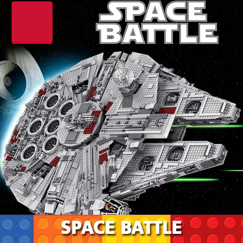 35002 Compatible Ultimate Collector Falcon Buildings Blocks Bricks Star wars figures 10179 05132 DIY toy for children Gifts
35002 Compatible Ultimate Collector Falcon Buildings Blocks Bricks Star wars figures 10179 05132 DIY toy for children Gifts