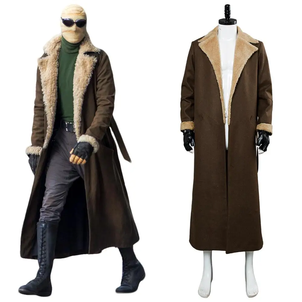 Doom Patrol Cosplay Larry Trainor Costume Negative Man Jacket Trench Belt Glove Adult Men Carnival Cosplay DC Superhero Costume
Doom Patrol Cosplay Larry Trainor Costume Negative Man Jacket Trench Belt Glove Adult Men Carnival Cosplay DC Superhero Costume