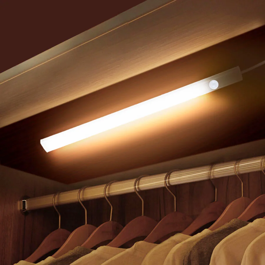 30 40 50 cm PIR Motion Sensor Under Cabinet Lights DC 12V LED Diode Hard Bar Strip Smart Night Lamp For Wardrobe Bedroom Kitchen
30 40 50 cm PIR Motion Sensor Under Cabinet Lights DC 12V LED Diode Hard Bar Strip Smart Night Lamp For Wardrobe Bedroom Kitchen