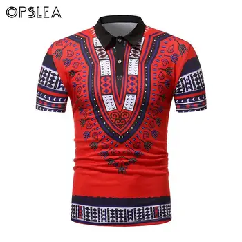 Opslea Dashiki African Men Tribal Print Short Sleeve Shirt Traditional Ethnic Red T-Shirt 2019 Summer New Casual Polo Neck Shirt
Opslea Dashiki African Men Tribal Print Short Sleeve Shirt Traditional Ethnic Red T-Shirt 2019 Summer New Casual Polo Neck Shirt