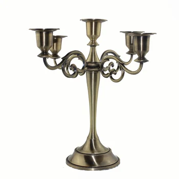 New 5 Arms Candelabra Taper Candle Holders Chandeliers Wedding Centerpieces Silver Gold Bronze Candle Holder
New 5 Arms Candelabra Taper Candle Holders Chandeliers Wedding Centerpieces Silver Gold Bronze Candle Holder