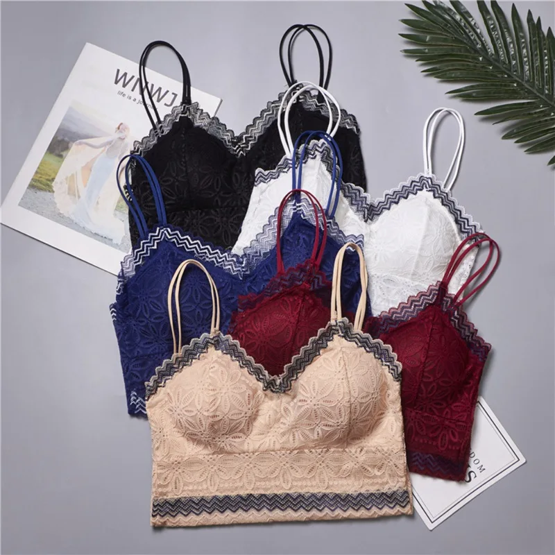 Sexy Women Lace Cotton Tank Tops Sexy V-Neck Crochet Vest Casual Bralette Strapless Bus tier Crop Tops Lace Flower Camisoles
Sexy Women Lace Cotton Tank Tops Sexy V-Neck Crochet Vest Casual Bralette Strapless Bus tier Crop Tops Lace Flower Camisoles
