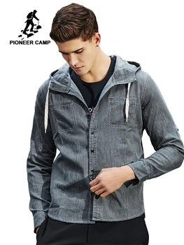 Pioneer Camp New design hoodie shirt men brand-clothing fashion solid denim shirt male top quality casual shirts ACC701028
Pioneer Camp New design hoodie shirt men brand-clothing fashion solid denim shirt male top quality casual shirts ACC701028