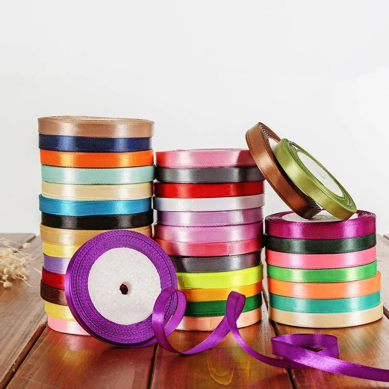 25Yards/Roll Grosgrain Satin Ribbons for Wedding Christmas Party Decorations DIY Bow Craft Ribbons Card Gifts Wrapping Supplies
25Yards/Roll Grosgrain Satin Ribbons for Wedding Christmas Party Decorations DIY Bow Craft Ribbons Card Gifts Wrapping Supplies
