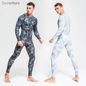 Men's Long Johns Camouflage Compression Thermal Underwear Sports Suits Rashgard Tights Gym Clothes Jogging Sportswear For Men
Men's Long Johns Camouflage Compression Thermal Underwear Sports Suits Rashgard Tights Gym Clothes Jogging Sportswear For Men