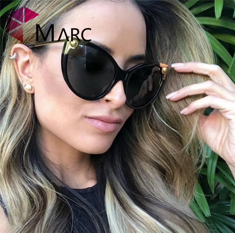 MARC Women Cat Eye Shaped Sunglasses Gradient lens Flower print Female Glasses Fashion Metal Luxury Oversize Brand Design 1
MARC Women Cat Eye Shaped Sunglasses Gradient lens Flower print Female Glasses Fashion Metal Luxury Oversize Brand Design 1