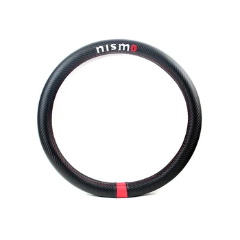 Steering Wheel Cover Car Styling Nismo Carbon Fiber Leather PU for Nissan X-trail Note Tiida Almera N16 Teana Qashqai Juke
Steering Wheel Cover Car Styling Nismo Carbon Fiber Leather PU for Nissan X-trail Note Tiida Almera N16 Teana Qashqai Juke